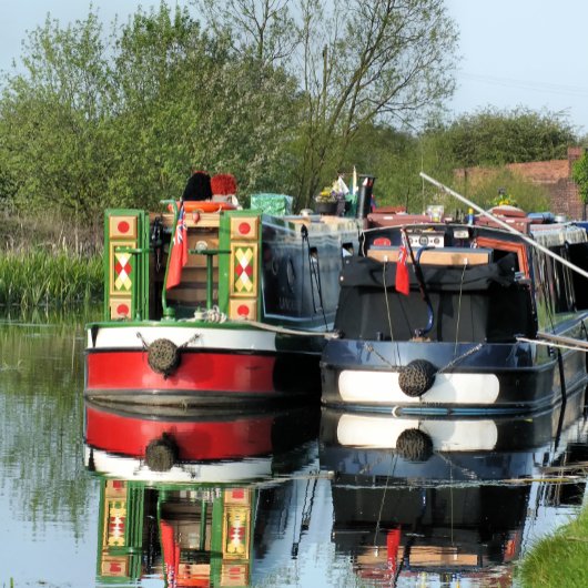 KANALEN RONDE STICKER