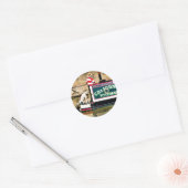 KANALEN RONDE STICKER (Envelop)