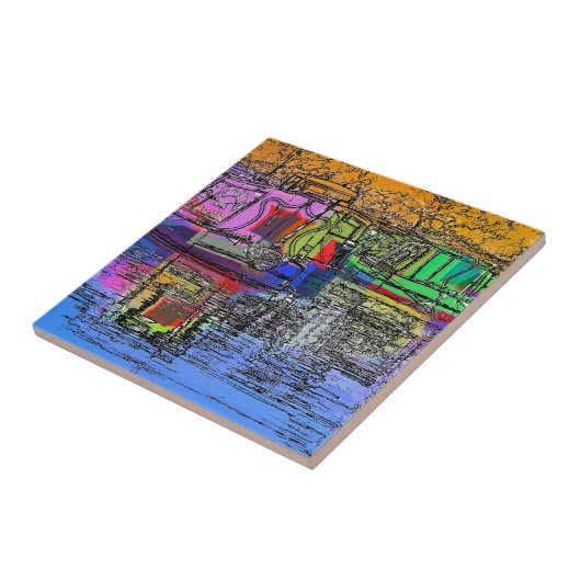 KANALEN TEGELTJE (Zijkant)