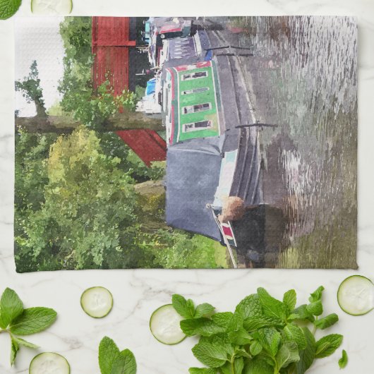 KANALEN THEEDOEK (Gevouwen)