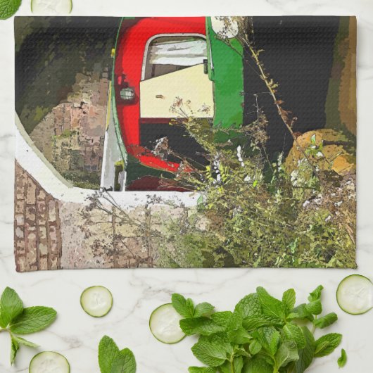 KANALEN THEEDOEK (Gevouwen)