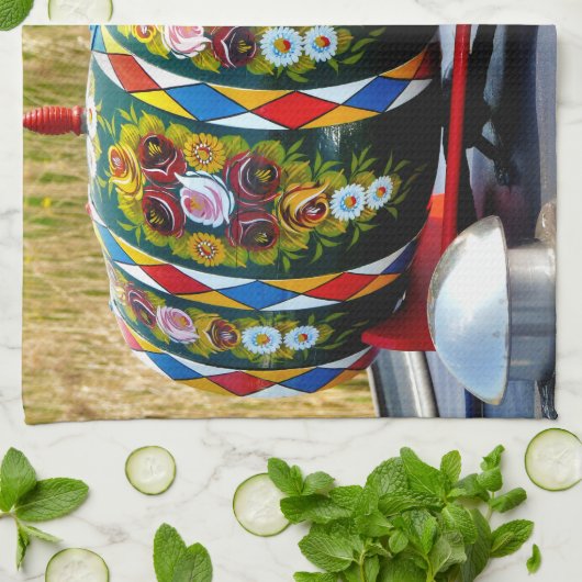 KANALEN THEEDOEK (Gevouwen)