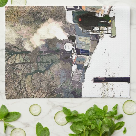 KANALEN THEEDOEK (Gevouwen)