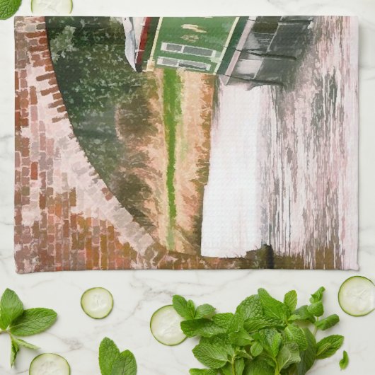 KANALEN THEEDOEK (Gevouwen)