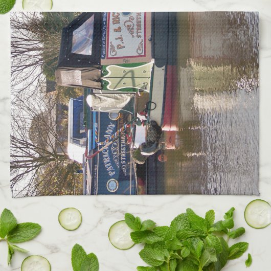 KANALEN THEEDOEK (Gevouwen)