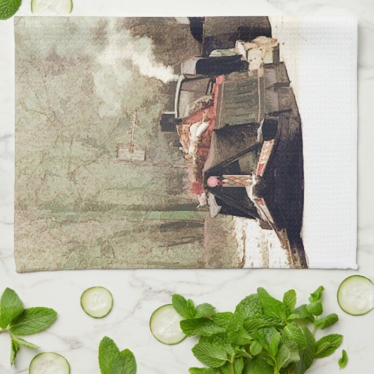 KANALEN THEEDOEK (Gevouwen)