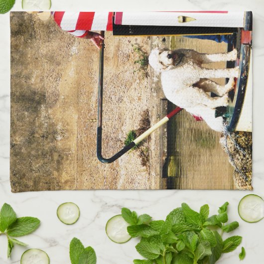 KANALEN THEEDOEK (Gevouwen)