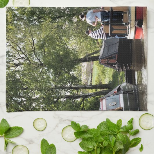 KANALEN THEEDOEK (Gevouwen)