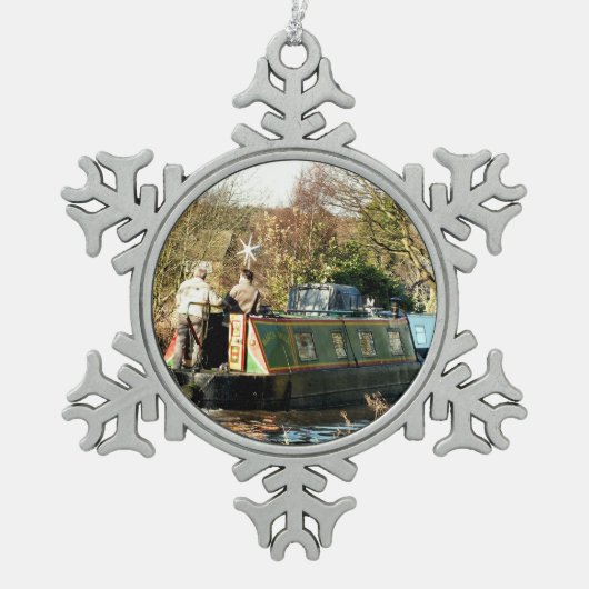 KANALEN TIN SNEEUWVLOK ORNAMENT (Voorkant)