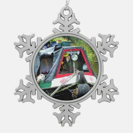 KANALEN TIN SNEEUWVLOK ORNAMENT (Voorkant)