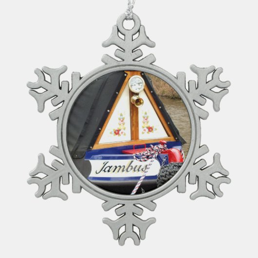 KANALEN TIN SNEEUWVLOK ORNAMENT (Voorkant)