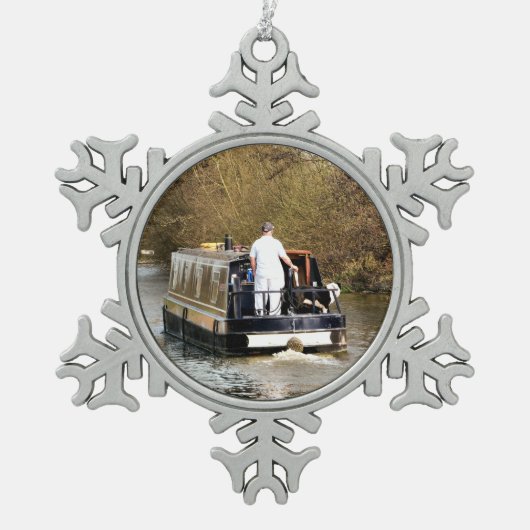 KANALEN TIN SNEEUWVLOK ORNAMENT (Voorkant)