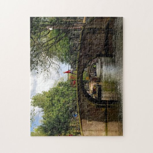 Kanalen van Amsterdam. Legpuzzel (Verticaal)