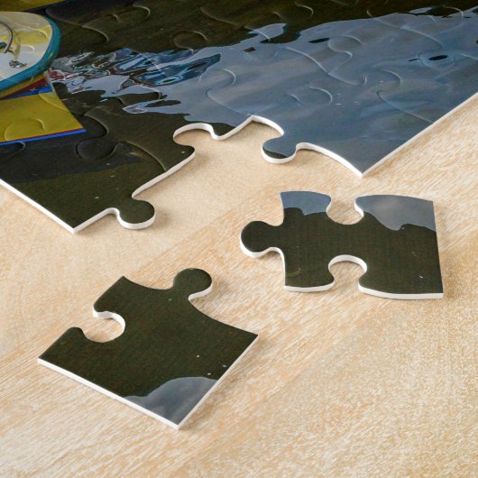 Kanalen van Amsterdam. Legpuzzel (Zijkant)