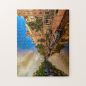 Kanalen van Amsterdam. Legpuzzel (Verticaal)