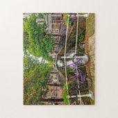 Kanalen van Amsterdam. Legpuzzel (Verticaal)