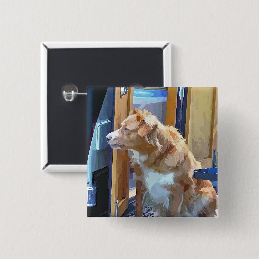 KANALEN VIERKANTE BUTTON 5,1 CM (Voorkant /achterkant)