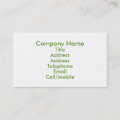 KANALEN VISITEKAARTJE (Achterkant)