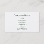 KANALEN VISITEKAARTJE (Achterkant)