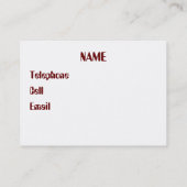 KANALEN VISITEKAARTJE (Achterkant)