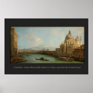 Kanalettoschilderwerk - Venetië, Groot Kanaal Poster