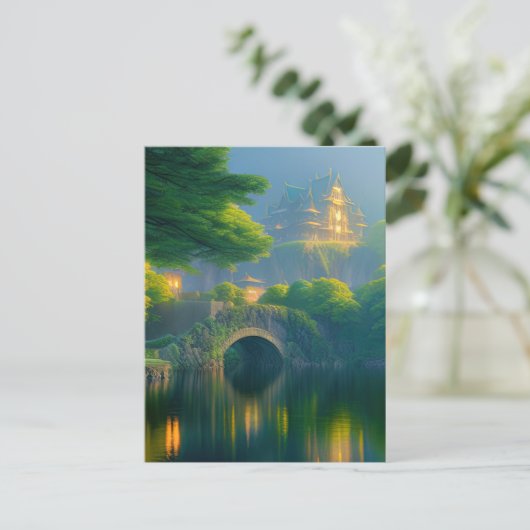 Kanaliserend bos briefkaart (Staand voorkant)