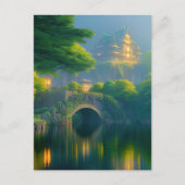 Kanaliserend bos briefkaart (Voorkant)