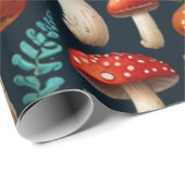 Kanaliserend paddenstoelbos cadeaupapier (Rol Hoek)