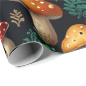 Kanaliserend paddenstoelbos cadeaupapier (Rol Hoek)