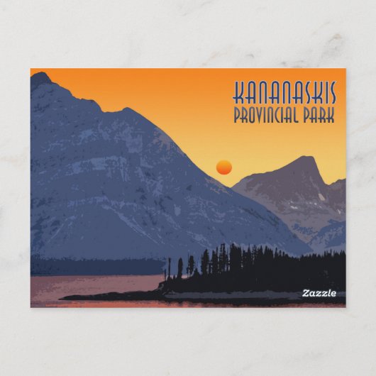 Kananaskis, Alberta. Canada Briefkaart (Achterkant)