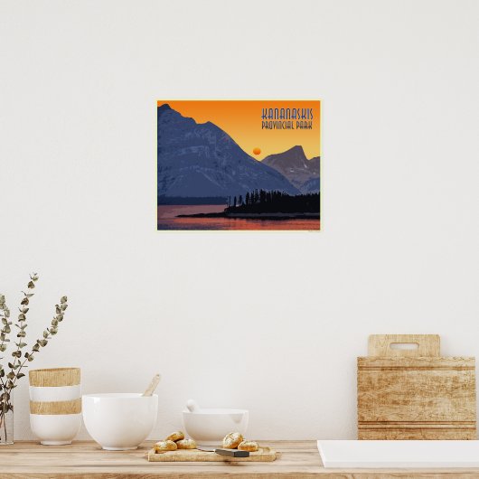 Kananaskis, Alberta. Canada Poster (Keuken)
