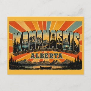 Kananaskis Country Alberta Alpen Speeltuin Briefkaart