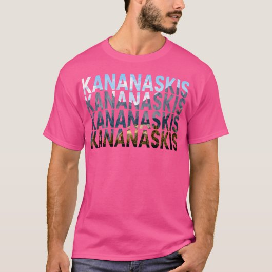 Kananaskis herhaalde type actief t-shirt (Voorkant)
