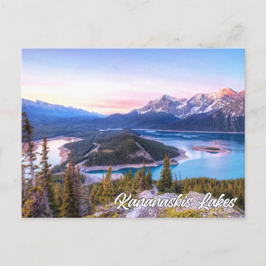 Kananaskis Lakes, Alberta, Canada Briefkaart (Voorkant)