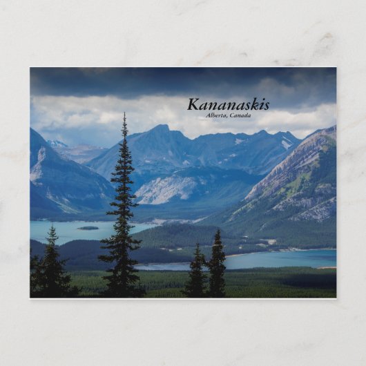 Kananaskis Lakes Briefkaart (Voorkant)