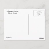 Kananaskis Land Briefkaart (Achterkant)