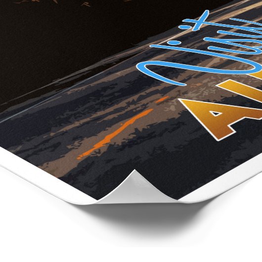 Kananaskis Provinciepark Vintage Travel Poster (Hoek)