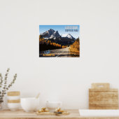 Kananaskis Provinciepark Vintage Travel Poster (Keuken)