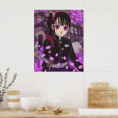 Kanao Tsuyuri-Poster Poster (Keuken)