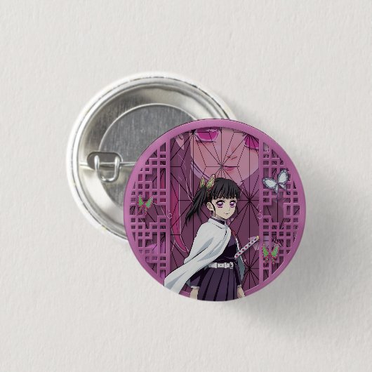Kanao Tsuyuri Ronde Button 3,2 Cm (Voorkant /achterkant)