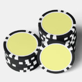 Kanarie (effen kleur)  poker chips (Opstapeling)