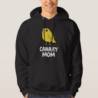 Kanarie Moeder  Gele Kanarie Mama Hoodie
