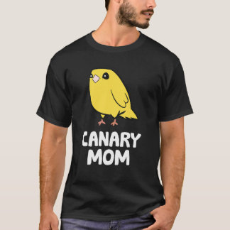 Kanarie Moeder  Gele Kanarie Mama T-shirt