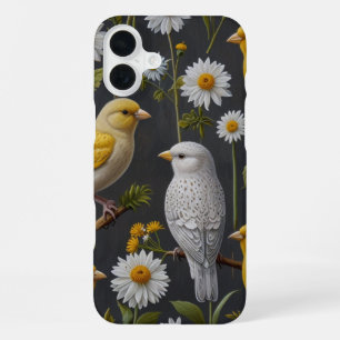 Kanaries in een Wildflower Meadow iPhone 16 Plus Hoesje