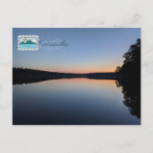 Kanasatka Sunset Stamp briefkaart (Voorkant)