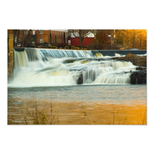 Kanawha-Herfsten, West Virginia Foto Afdruk (Voorkant)