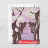 Kanazawa, Japan Blossom Briefkaart (Voorkant / Achterkant)