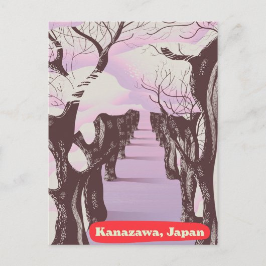 Kanazawa, Japan Blossom Briefkaart (Voorkant)