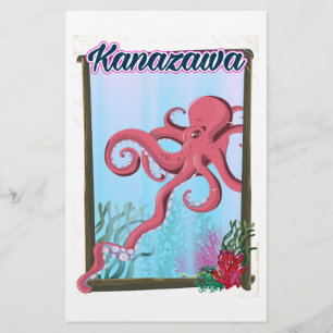 Kanazawa Japanse  reisposter Briefpapier