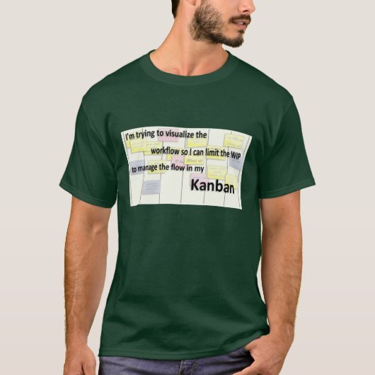 Kanban Board Agile T-shirt (Voorkant)